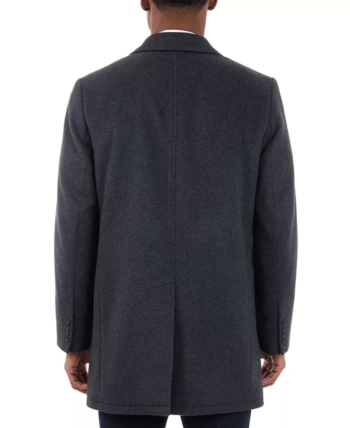 Men's Wool-Blend Car Coat - thumbnail 7