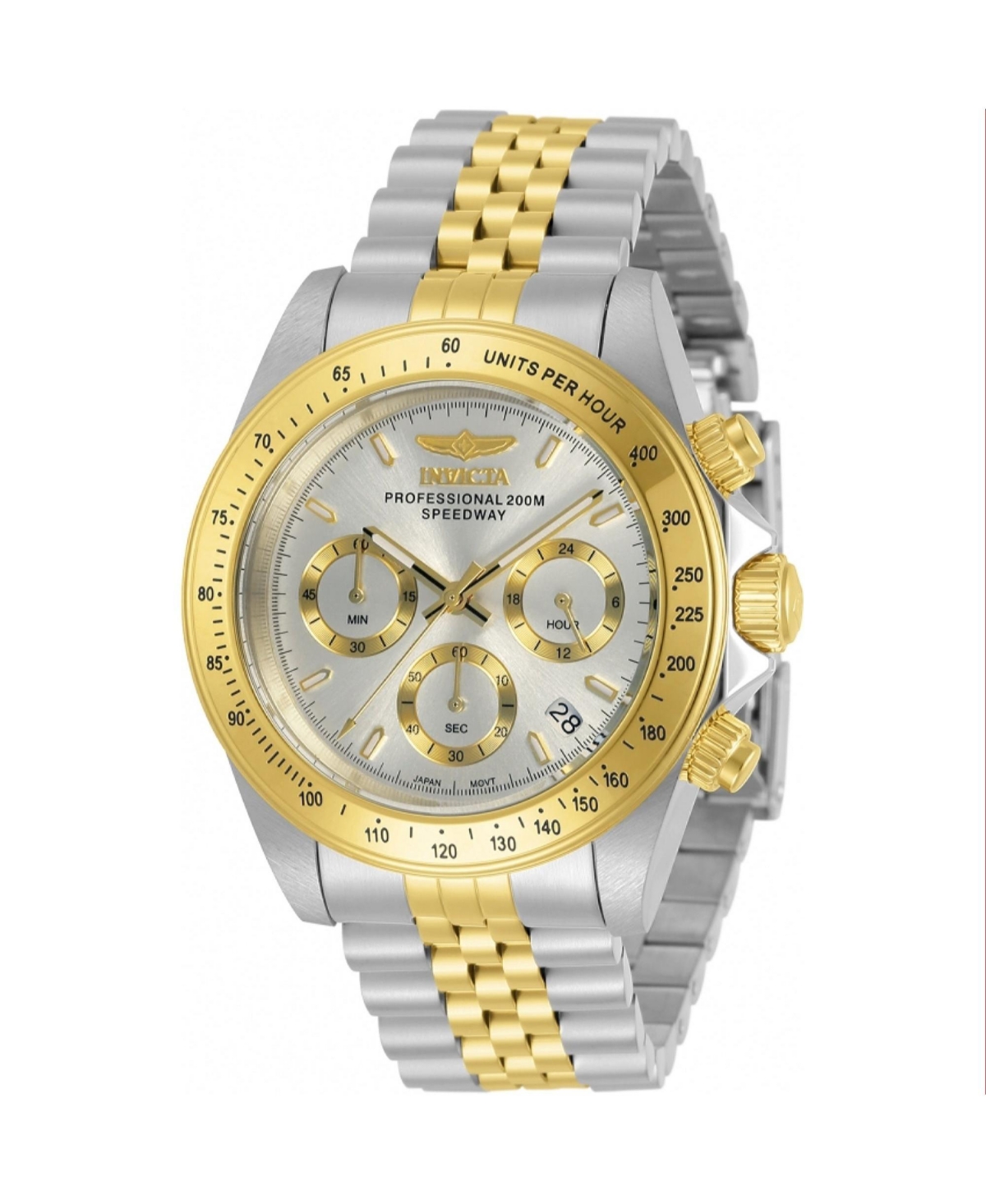 Invicta Men's 30991 Speedway Quartz Chronograph Silver Dial Watch