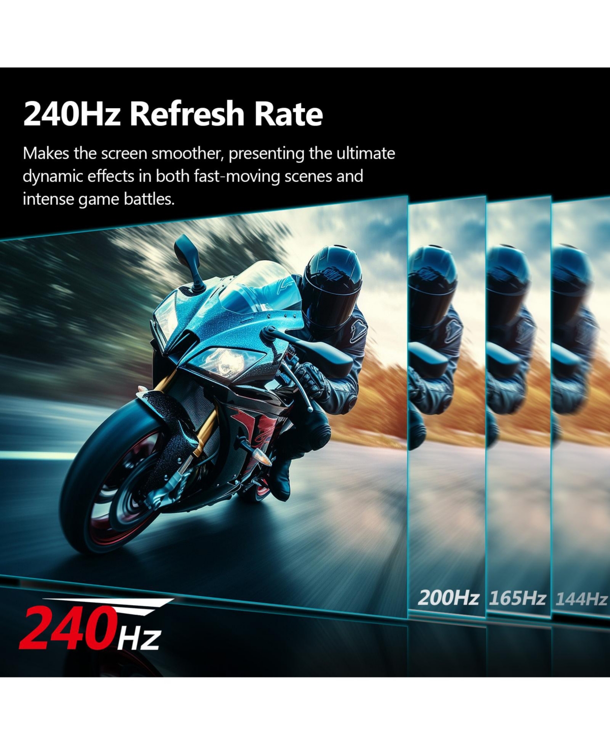 Z-edge 25 inch 1080P Fhd 240Hz 1ms Gaming Monitor