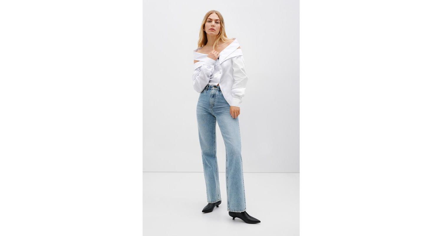 Women's Vesper Oversized Cotton Poplin Button-Down Oxford Shirt
