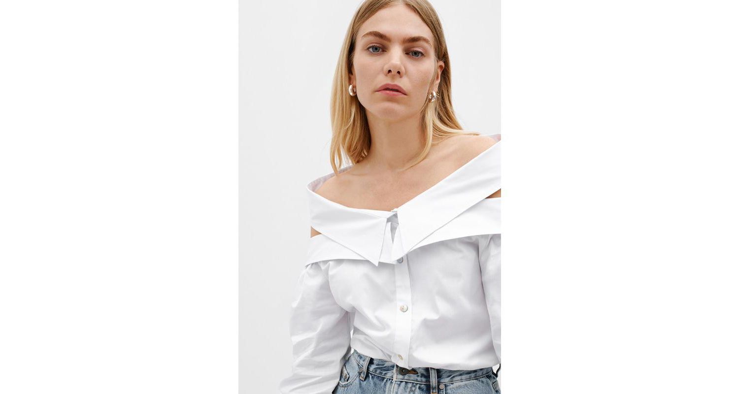 Women's Vesper Oversized Cotton Poplin Button-Down Oxford Shirt