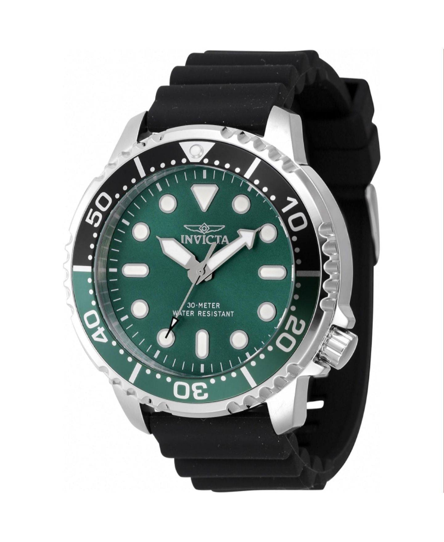 Мужские часы Invicta 47223 Pro Diver Quartz 3 Hand Green Dial — фото 1