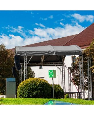 2 Pack 10x12 Ft Waterproof Poly Tarp 10-mil Heavy Duty Haystack Cover Tarpaulin