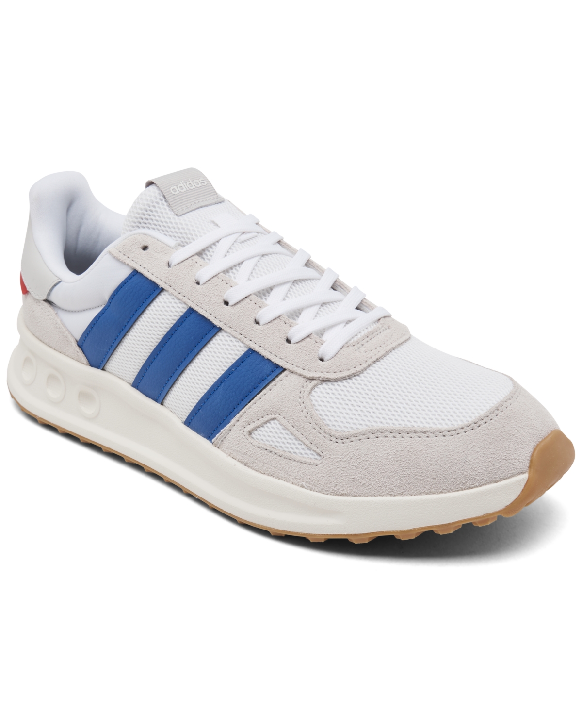 adidas Originals Men s Forum Mid Casual Sneakers from Finish Line Footwear White Core Black Smart Closet