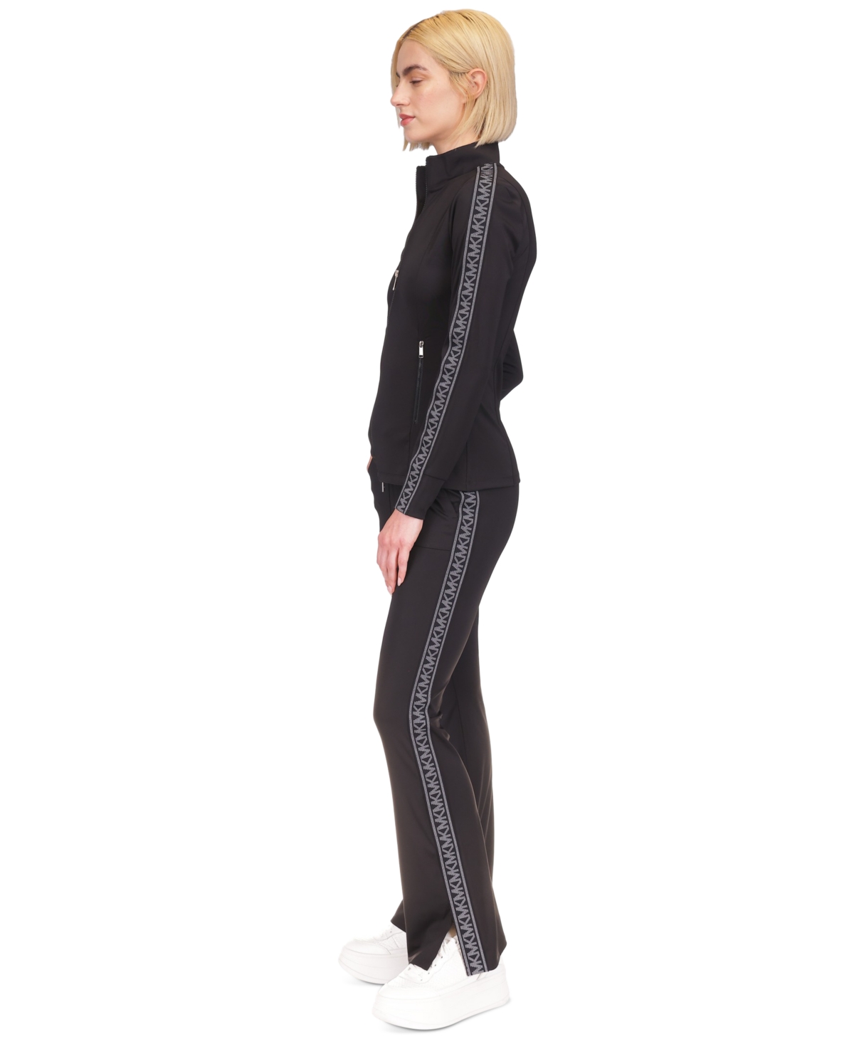 Michael Kors Women's Logo Tape Track Pants