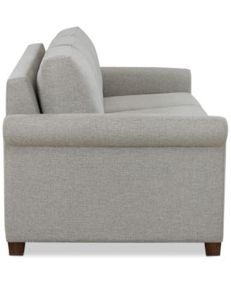 Paige 81" Fabric Silver Queen Sleeper Sofa