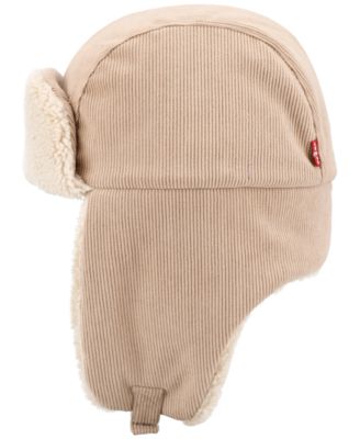 Levi's Men's Fleece-Lined Corduroy Trapper Hat