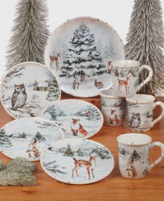 Winter's Frost Mugs, Set of 4