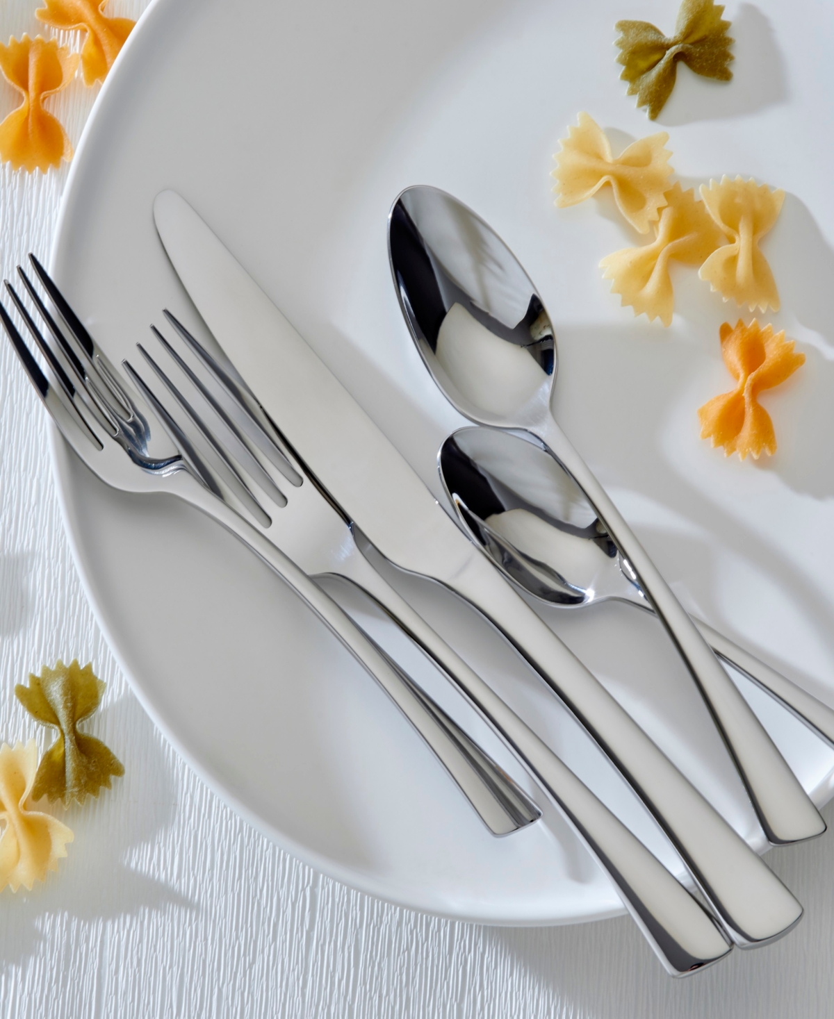 Ornative Abril Mirror Service For 4 20 Piece Flatware Set In Silver