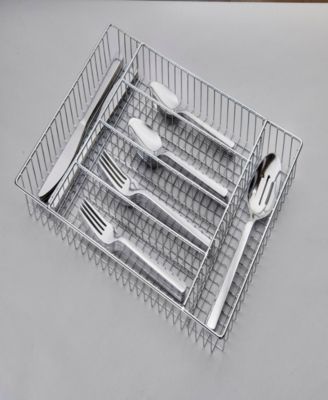 Anakin 42 Piece Flatware Set with Wire Caddy, Service for 8 