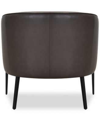 Niebee 31" Leather Accent Chair, Created for Macy's