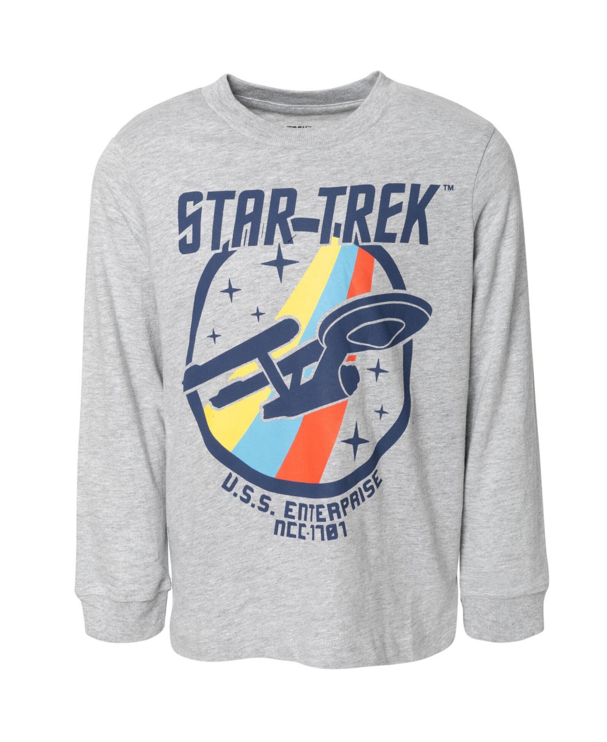 Star Trek Boys 2 Pack Graphic T-Shirts to Adult -/ blue youth