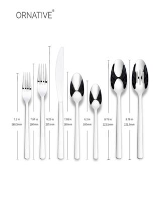 Anakin 42 Piece Flatware Set with Wire Caddy, Service for 8 