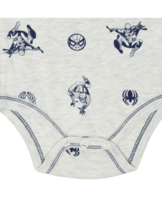 Baby Boys Spider-Man 5 Pack Bodysuits