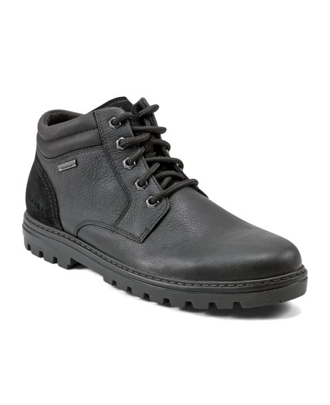 Мужские ботинки Rockport Weather or Not Waterproof, цвет: Чёрный кожаный