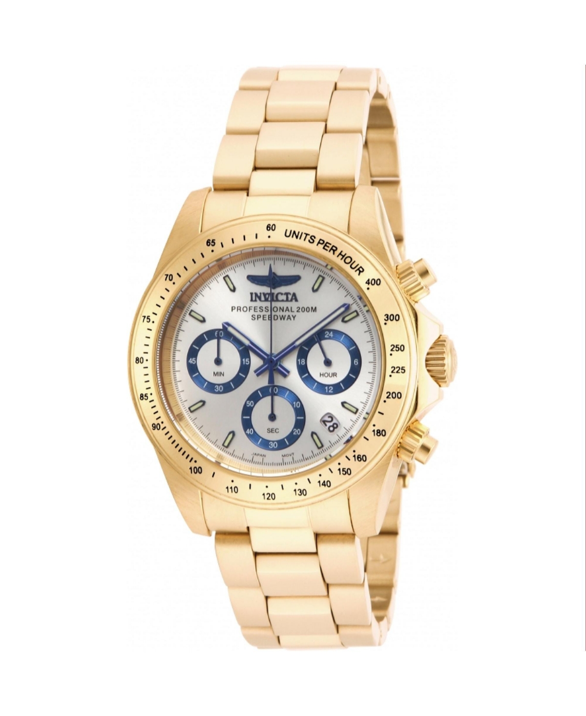 Invicta Men's 17312 Speedway Quartz Chronograph Silver Dial Watch