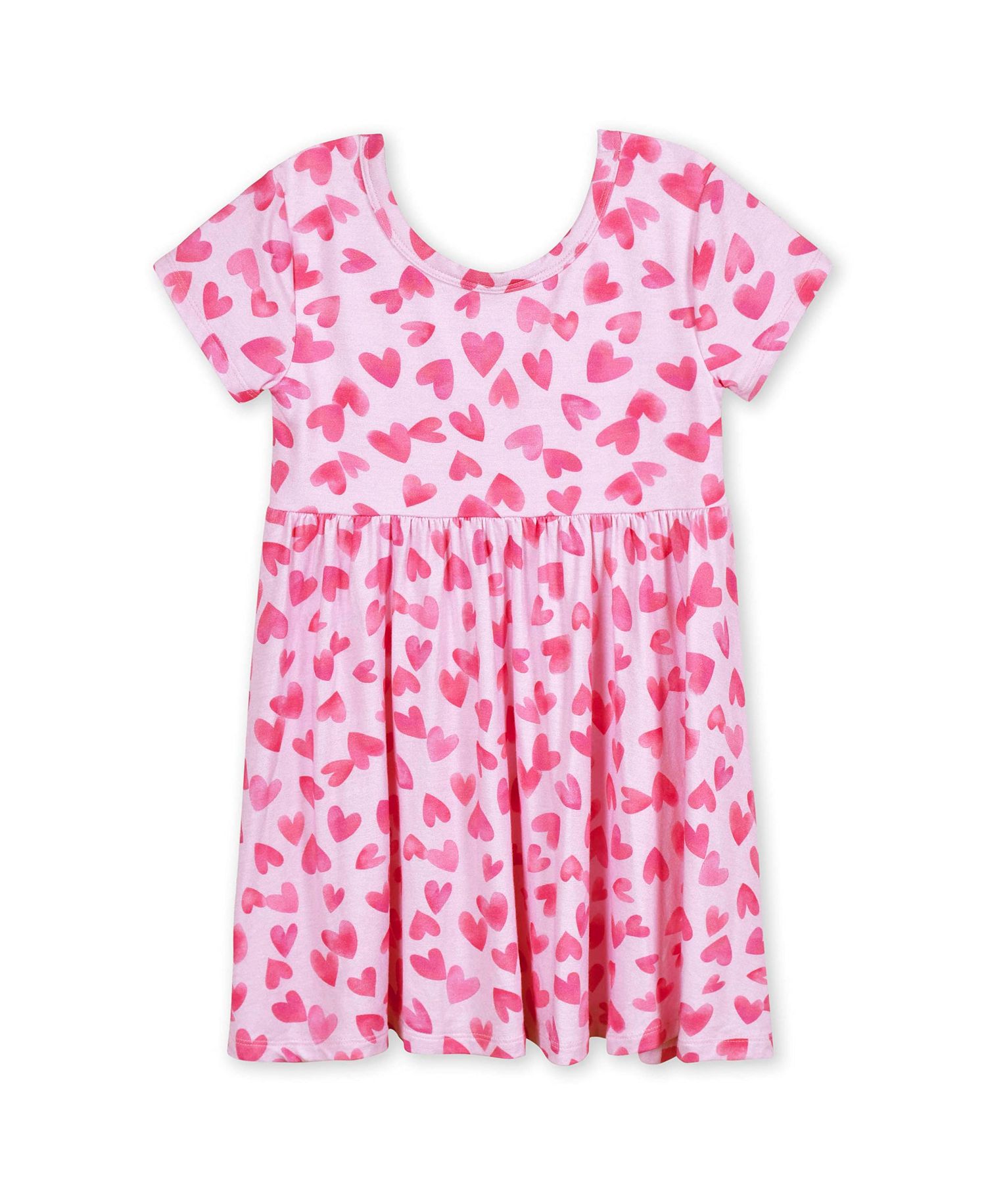 Baby Girls Midnight Floral Short Sleeve Twirl Dress