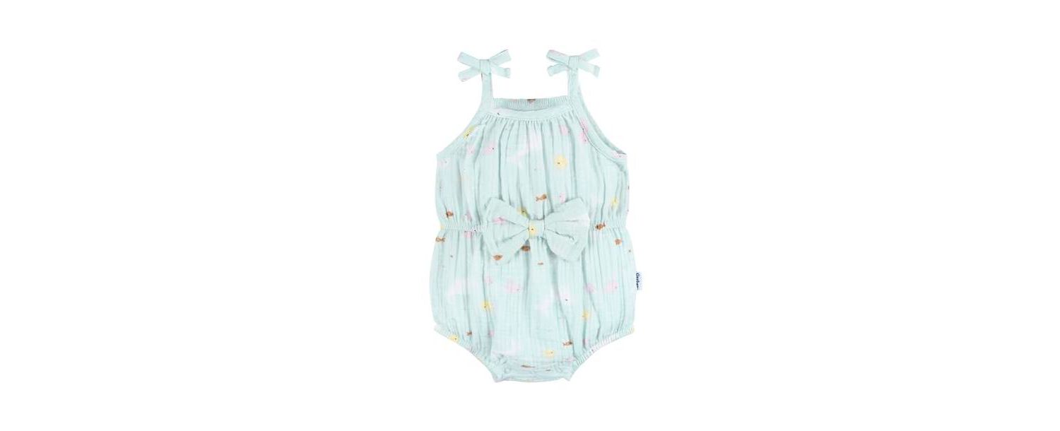 Baby Girls Ocean Romper