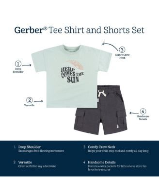 Toddler Boys Tropical Leaves