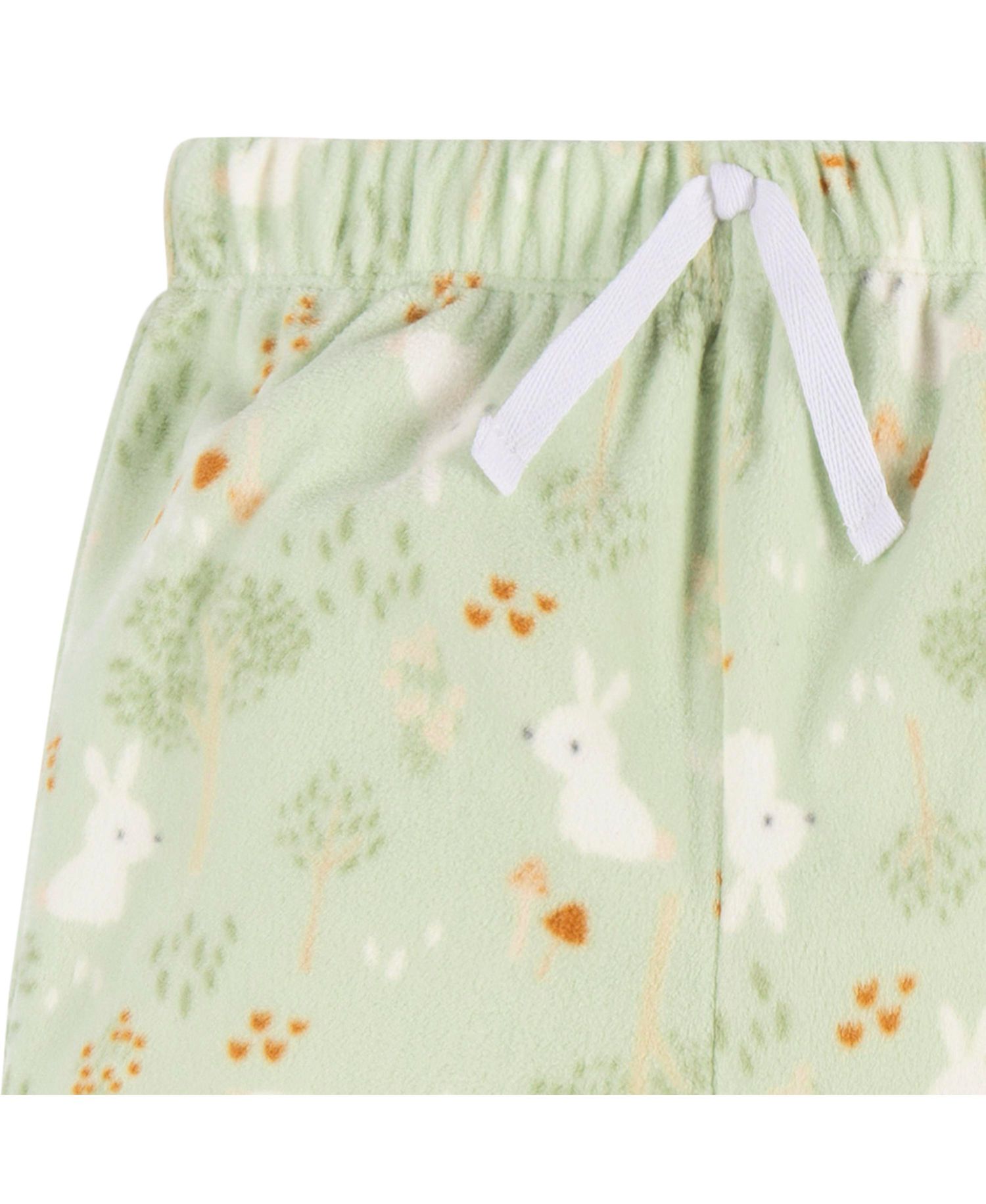 Baby Girls Long Sleeve Top and Pant Fleece Pajamas, 2-piece
