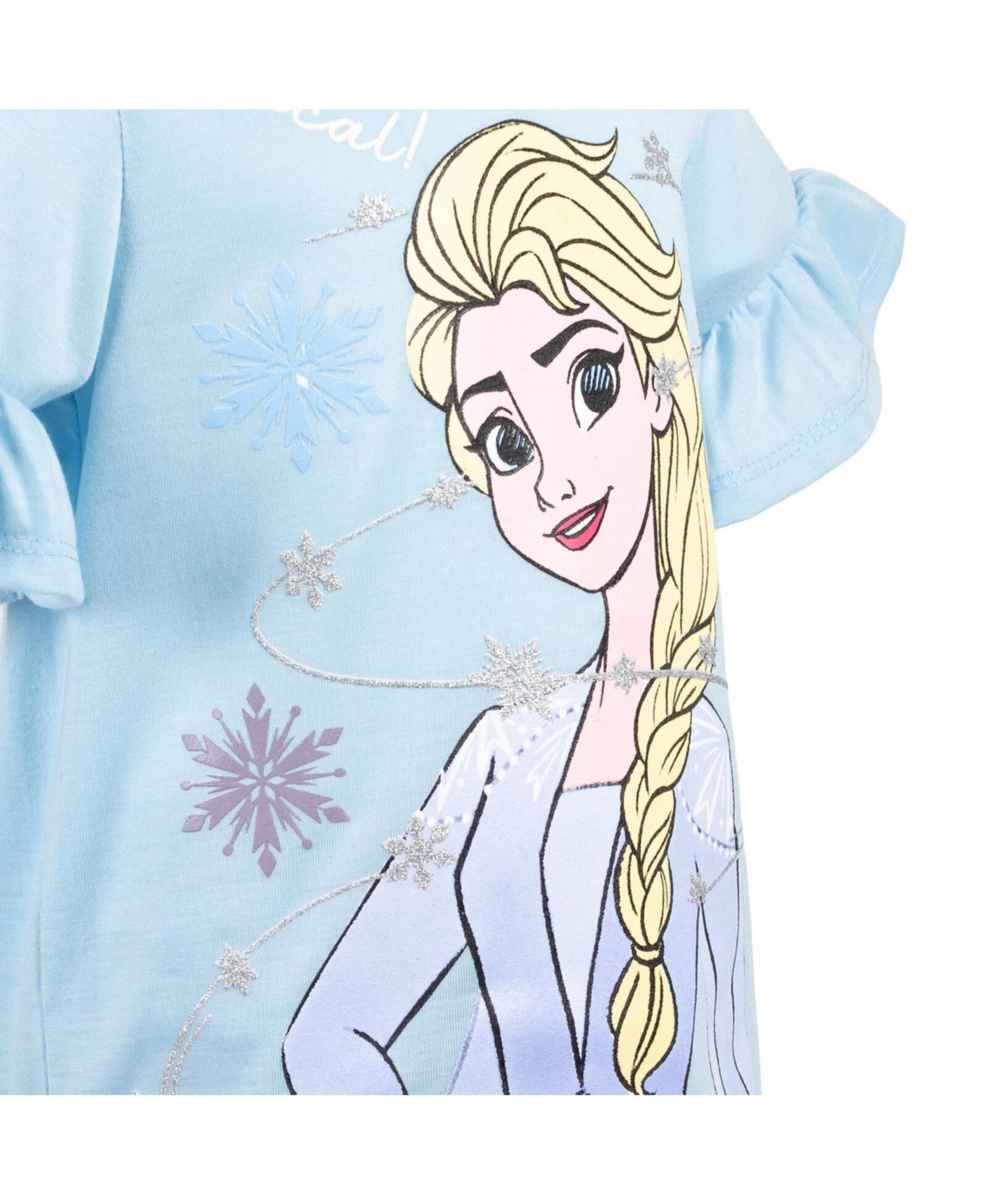 Disney Princess Moana Little Mermaid Floral Girls T-Shirt and Leggings Outfit Set Toddler to Big Kid