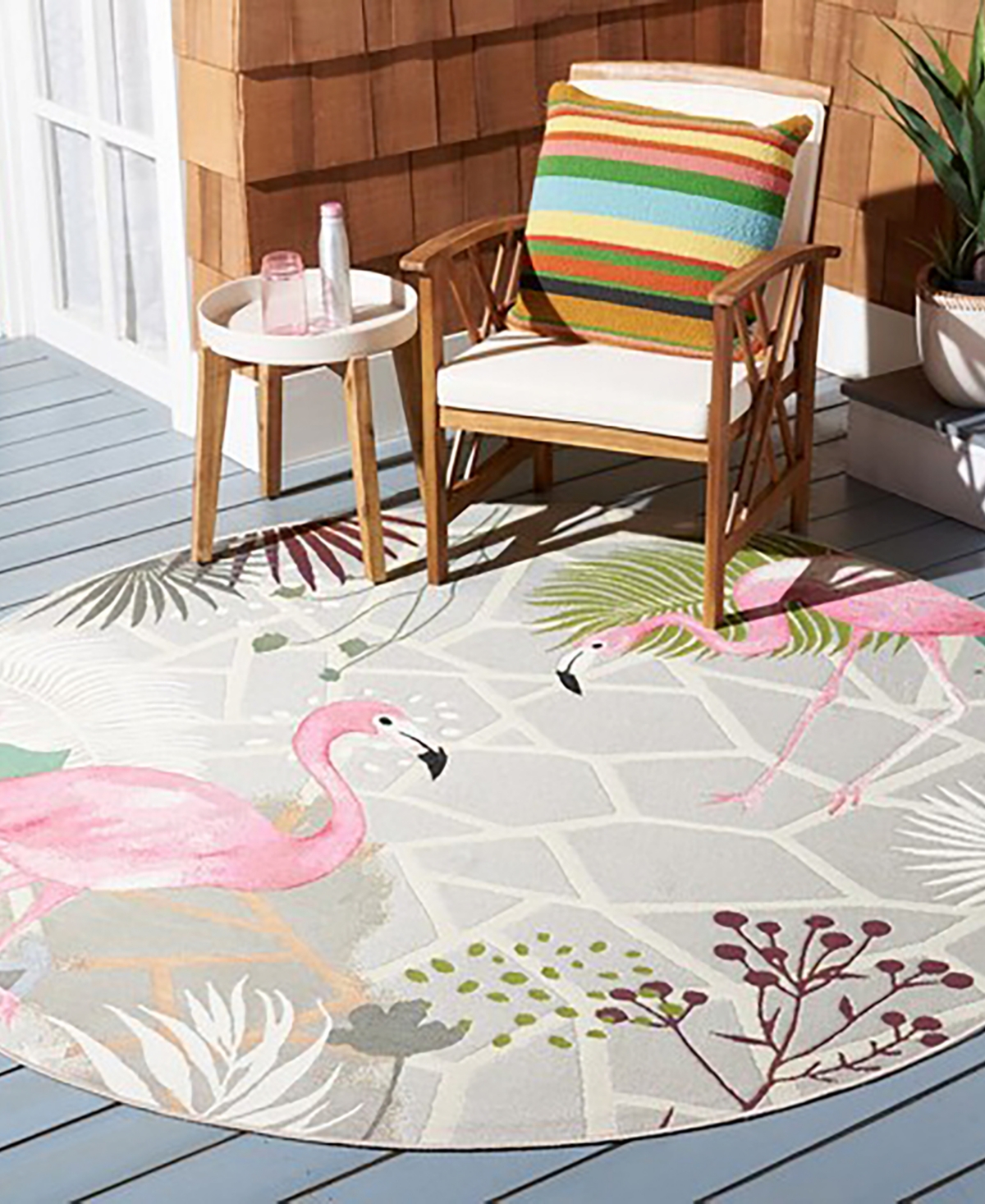 Safavieh Barbados Indoor/Outdoor BAR551F 8'x8' Area Rug