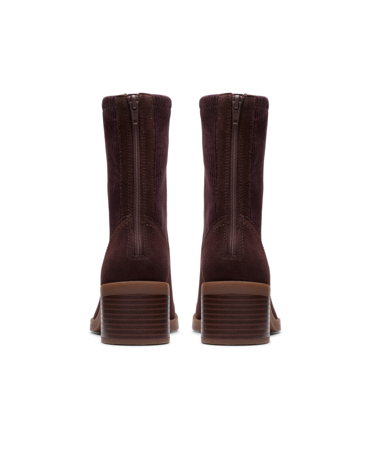 Clarks Women's Collection Lileigh Holly Boots In Dark Brown Suede