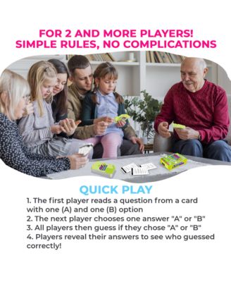 What Would You Choose - Family Card Game for Kids Ages 6-8