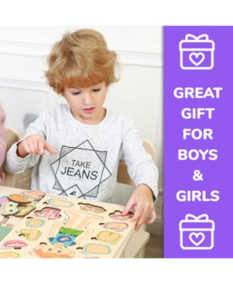 Wooden Montessori Puzzles for Kids Ages 4-6 –  Human Anatomy