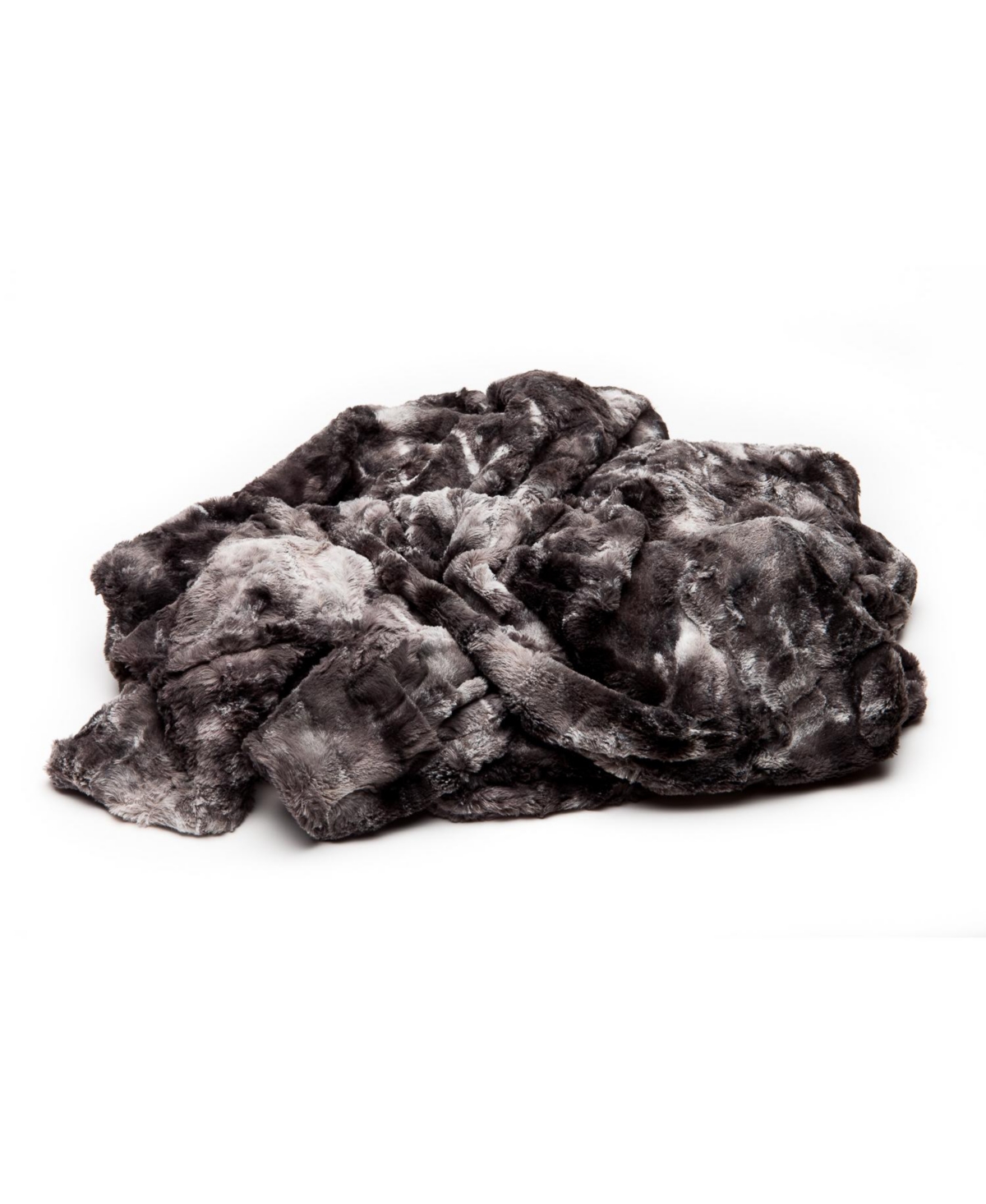 Chanasya Premium Wolf Faux Fur Throw Blanket - Soft, Fuzzy Sherpa & Minky Throw Blanket - For Bed or Couch - 108