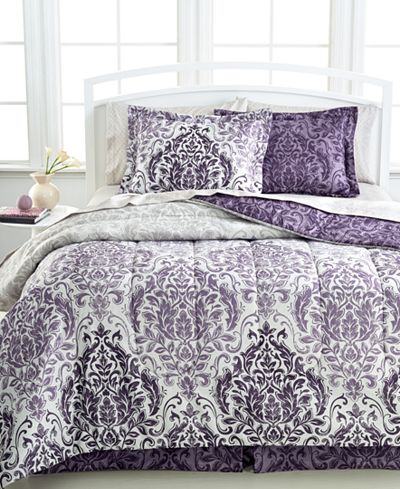 CLOSEOUT! Carey 6-Pc. Reversible Twin XL Bedding Ensemble