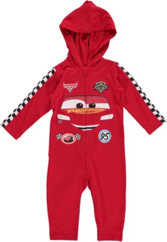 Disney Boys Pixar Cars Tow Mater Lightning Mcqueen Zip Up Cosplay 