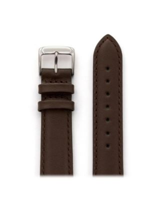 Speidel Mens Stitched Calfskin Leather Band in 16mm Brown - Open Brown 22$