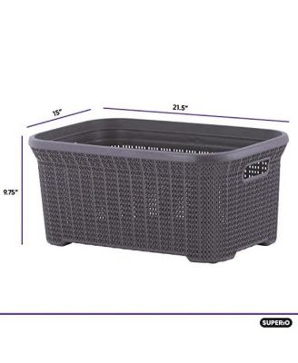40 L Knit Design Laundry Basket