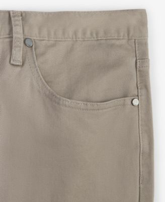 Men's Five-Pocket Straight-Fit Twill Pants, Created for Macy's 