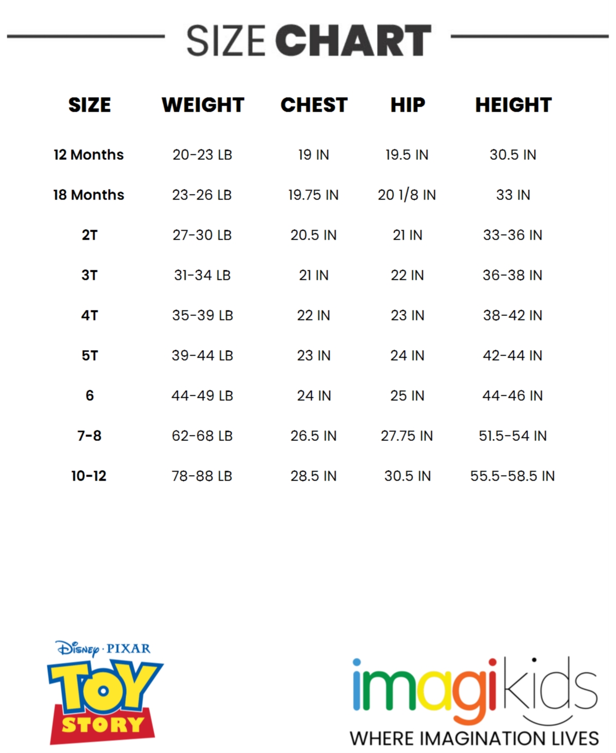 Disney Toddler Boys Fleece Half Zip Hoodie to (12 Months - 18-20)