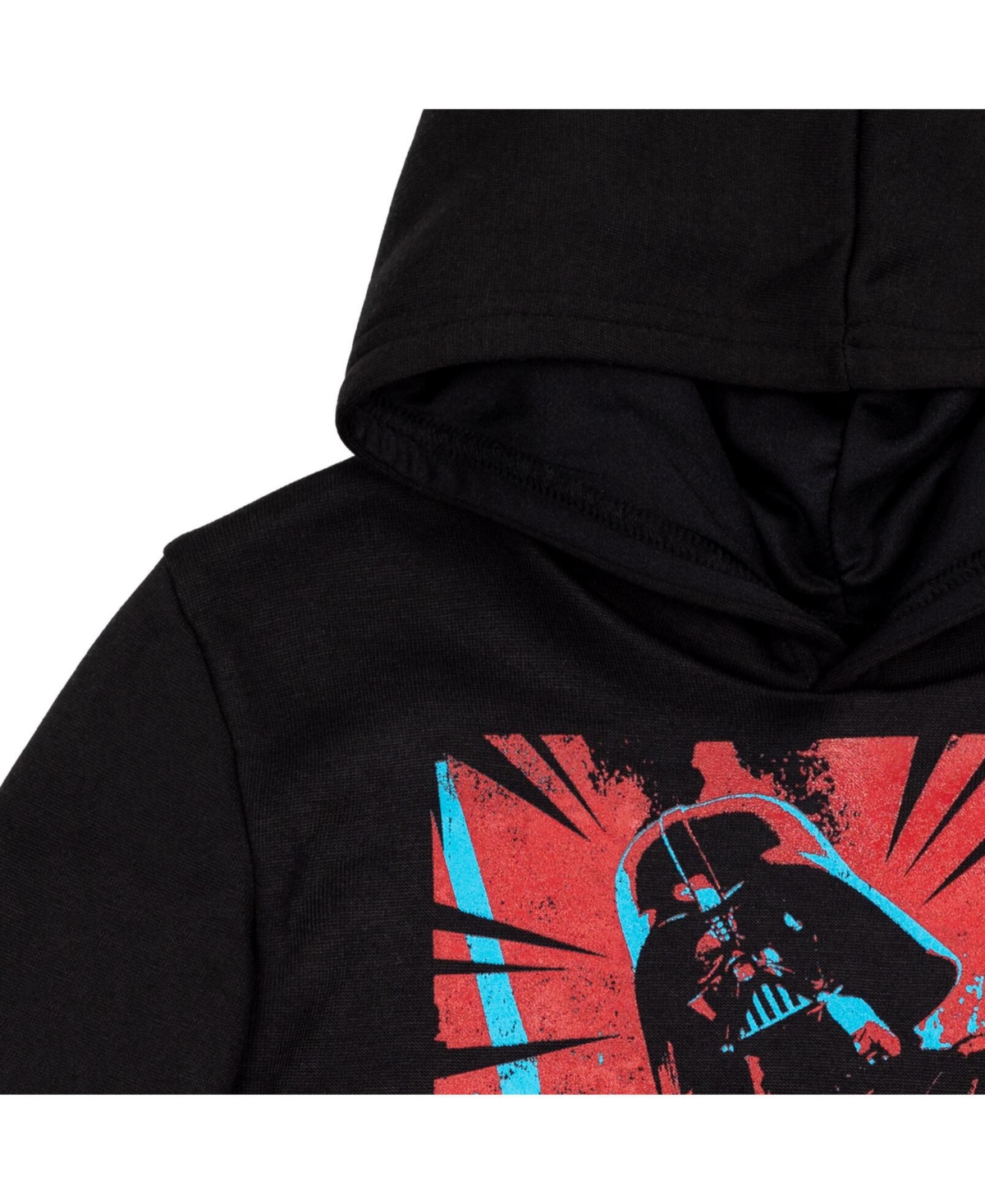 Starwars Little Boys Star Wars The Mandalorian Darth Vader X-Wing Millennium Falcon Fleece Pullover Hoodie to