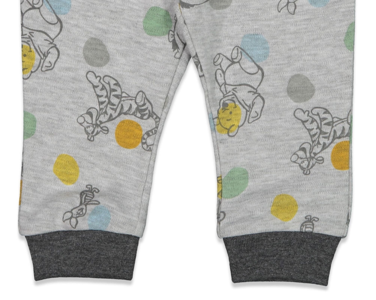 Disney Toddler Boys Classics Winnie the Pooh Tigger Eeyore Piglet Dumbo Patch Thumper Bambi 3 Pack Pants Newborn to -yellow/white