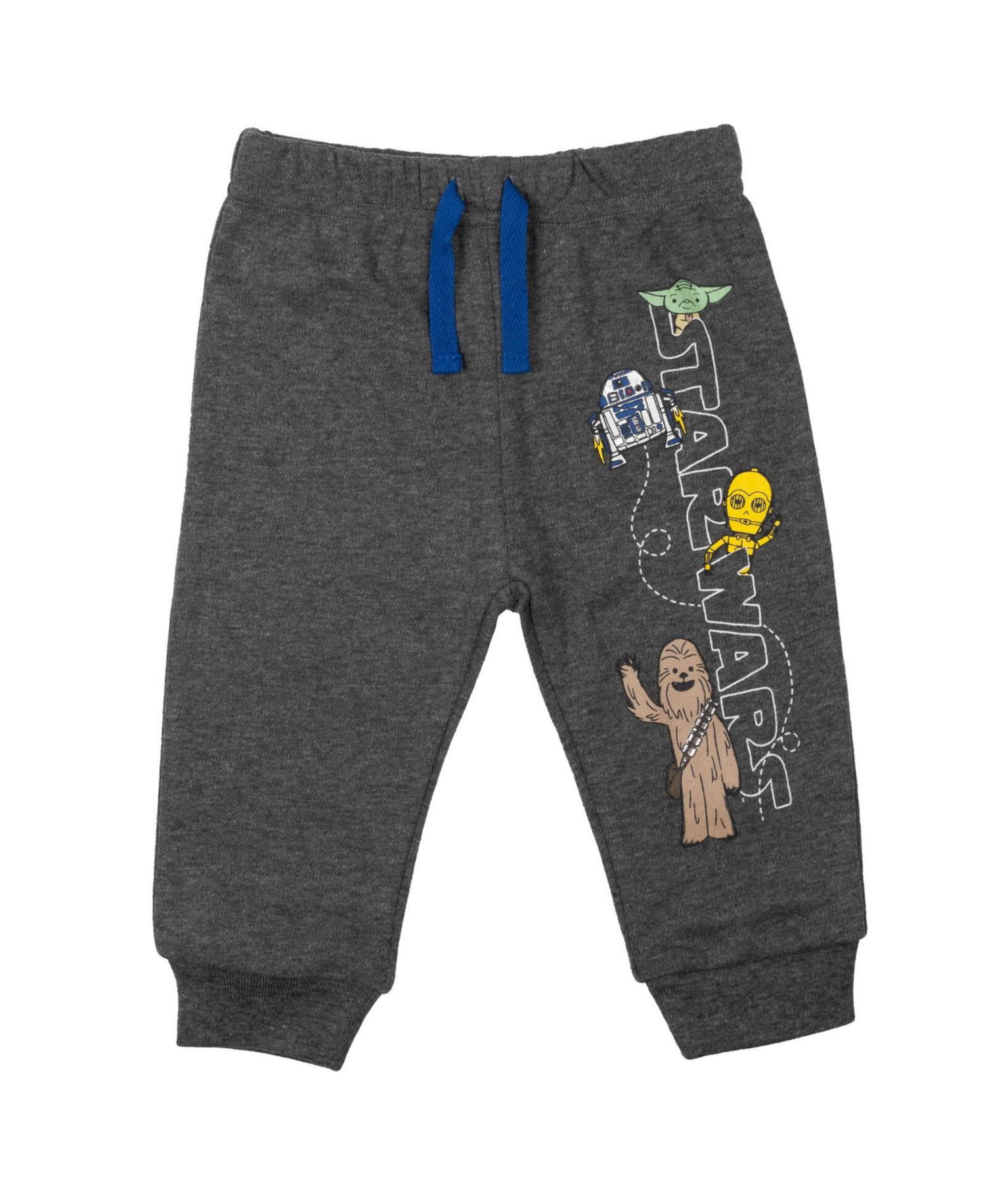 Baby Boys Darth Vader Stormtrooper C-3PO Chewbacca R2-D2 Yoda 2 Pack Jogger Pants Newborn to