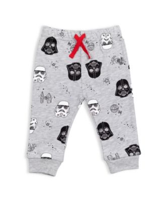 Baby Boys Darth Vader Stormtrooper C-3PO Chewbacca R2-D2 Yoda 2 Pack Jogger Pants Newborn to