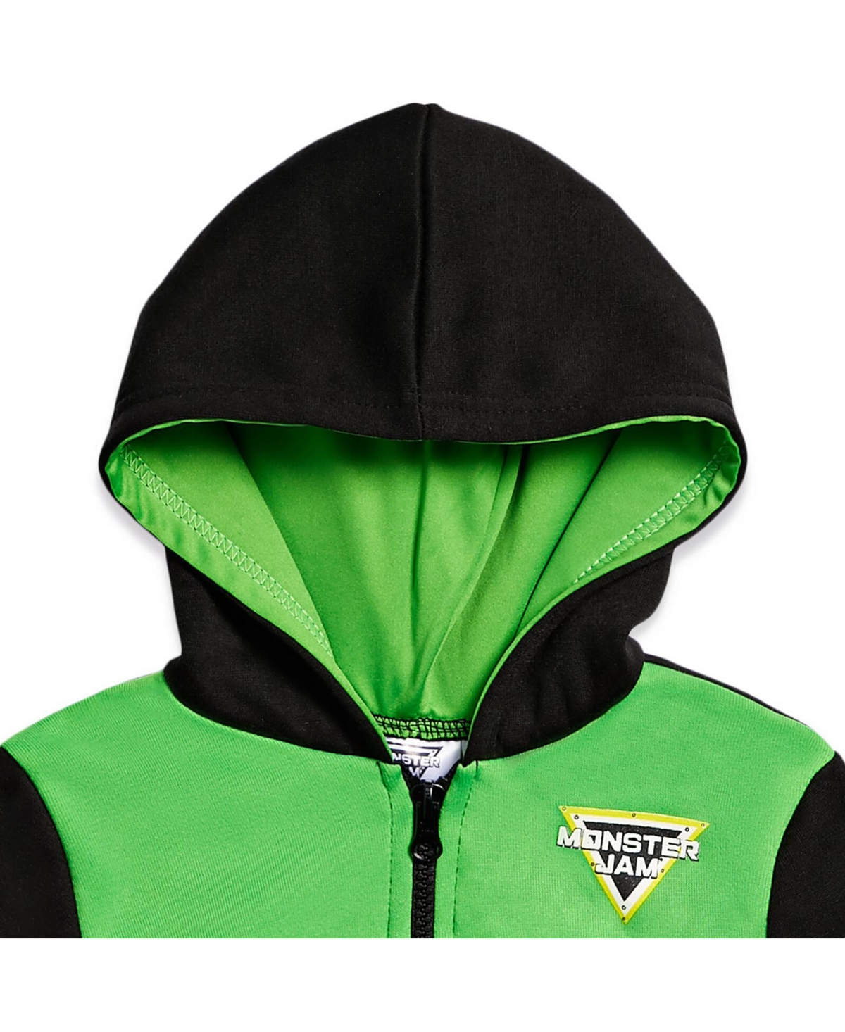 Monster Jam Toddler Boys Grave Digger Half Zip Hoodie