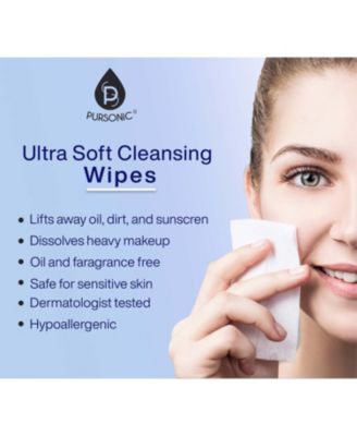 Makeup Removal Wipes 12 Pack (720 Wipes Total) – Ultra-Soft Facial Cleansing Towelettes Dissolve All Traces of Dirt, Oil & Makeup – Gentle Enough for Contact Lens Wearers, Safe for Eye