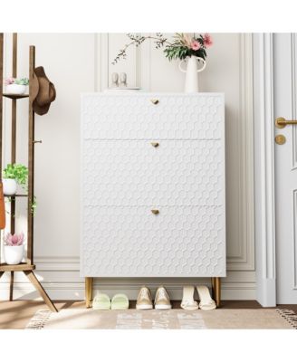 24 Pair MDF Shoe Cabinet