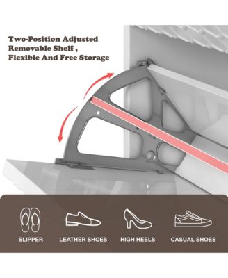 24 Pair MDF Shoe Cabinet
