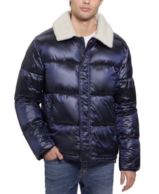 Guess puffer jacket macys online