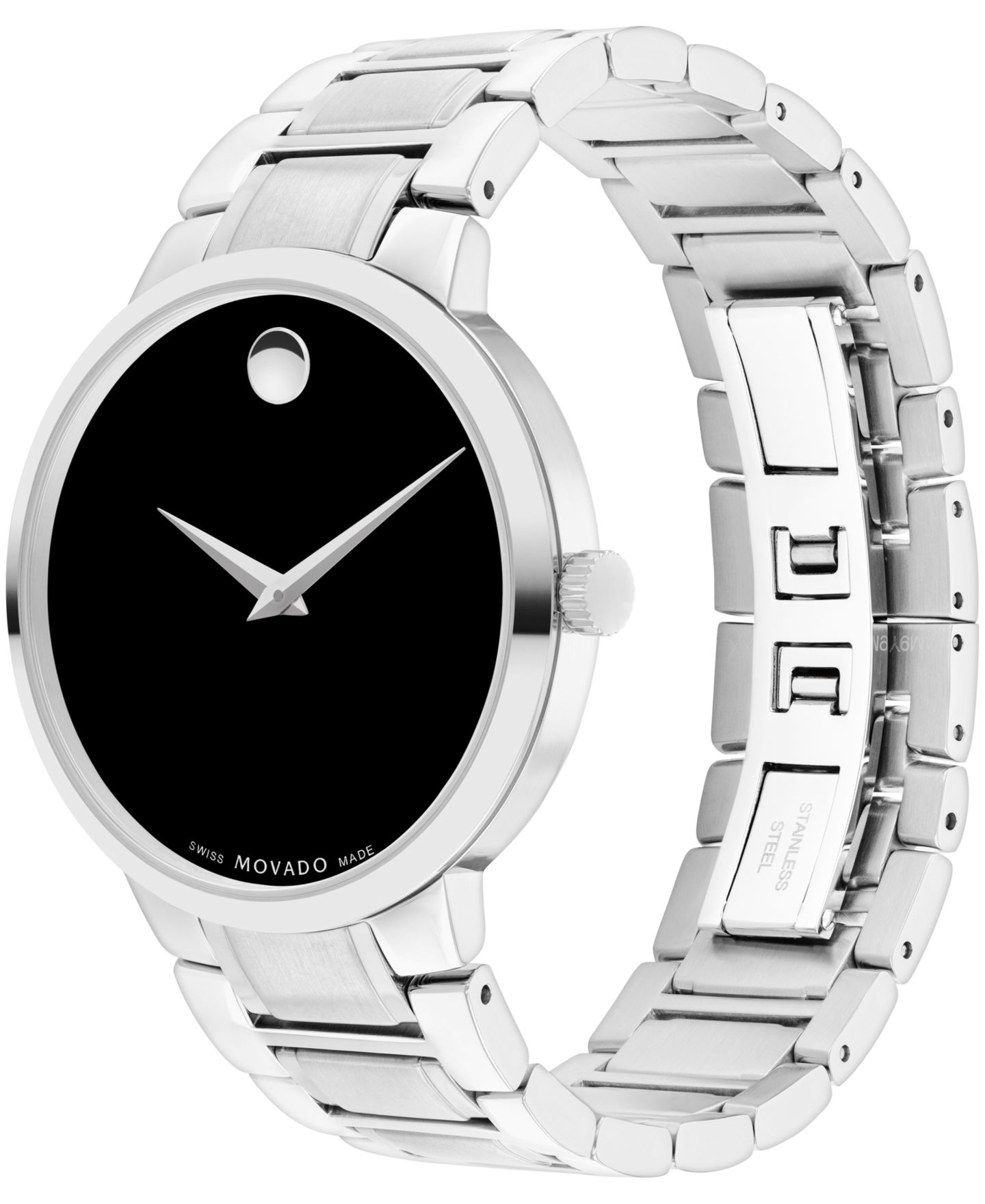 Мужские часы Movado Portfolio Swiss Quartz из нержавеющей стали 40 мм — фото 2