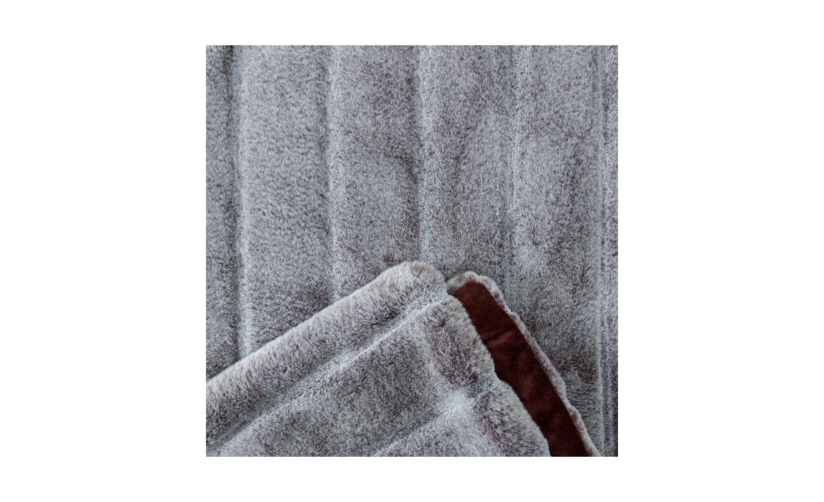 Chanasya Premium Luxurious Soft Faux Frost Tip Fur & Velvety Mink Blanket - Super Cozy Blanket for Sofa Chair Couch Bed & Living Room - Reversib