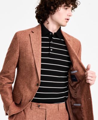 Мужской костюм Tommy Hilfiger Rust в современном стиле отделяет