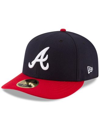 Men's Navy/Red Atlanta Braves National Baseball Hall of Fame Low Profile 59FIFTY Fitted Hat