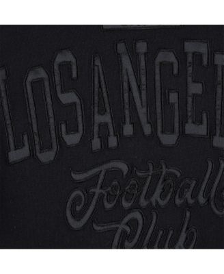 Women's Black LAFC Satin Applique T-Shirt